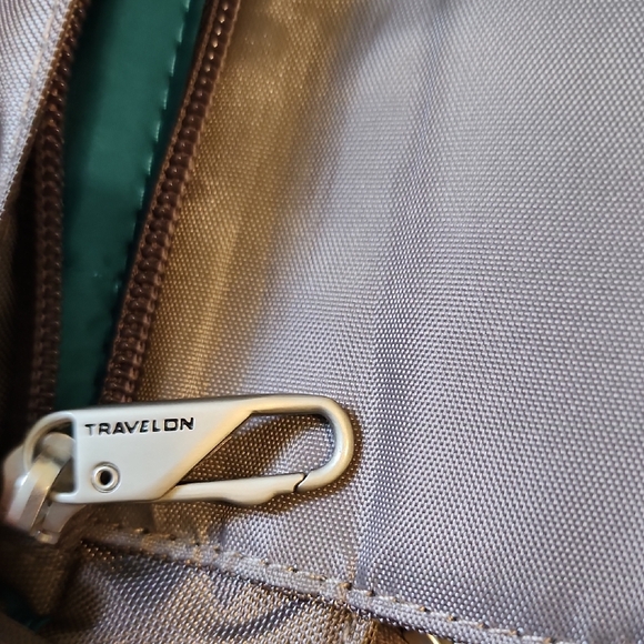 Travelon Taupe Crossbody Bag - Picture 13 of 16